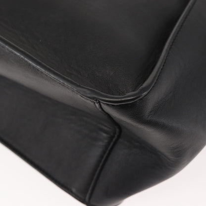 Stella McCartney Cabas tote bag leather, BLACK, LEATHER, Handbag
