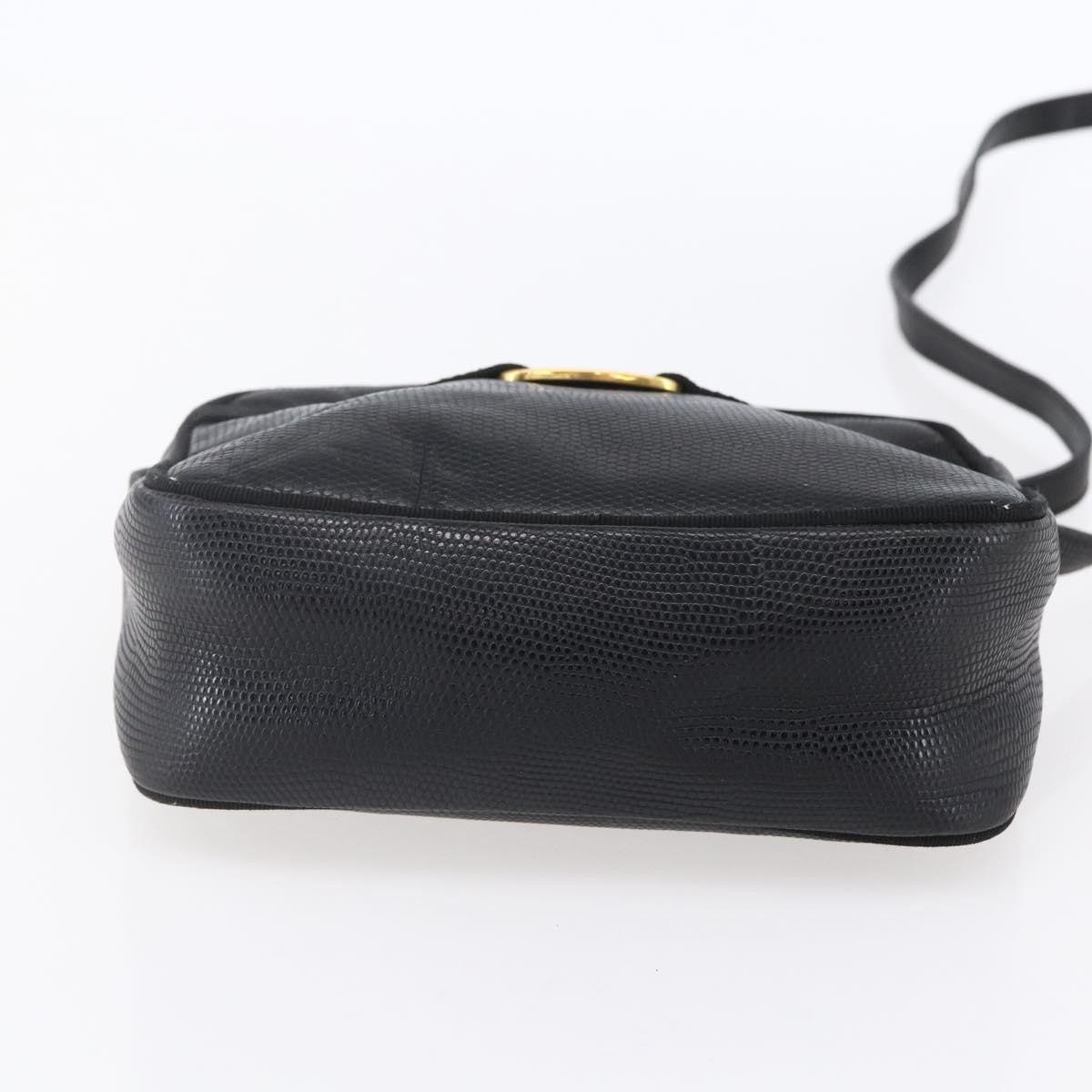 Salvatore Ferragamo Vara Bow camera Shoulder Bag Leather, BLACK, LEATHER, Shoulder bag