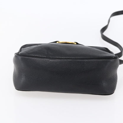 Salvatore Ferragamo Vara Bow camera Shoulder Bag Leather, BLACK, LEATHER, Shoulder bag
