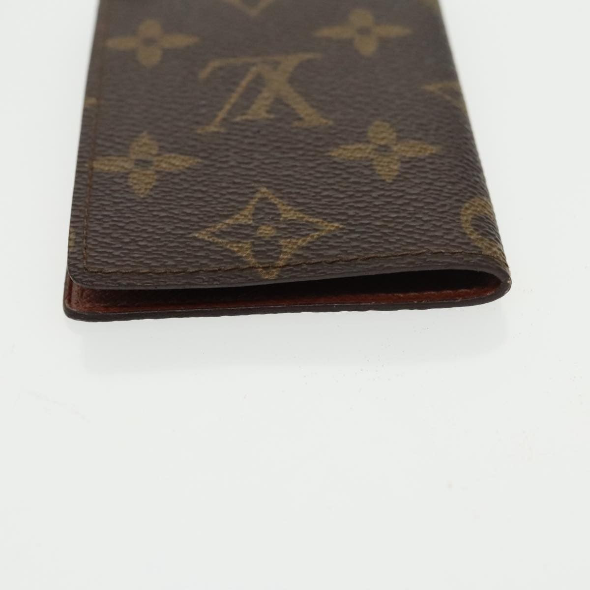 Louis Vuitton Porte Cartes Pression Card Case Monogram Canvas, BROWN, CANVAS, Card Holders