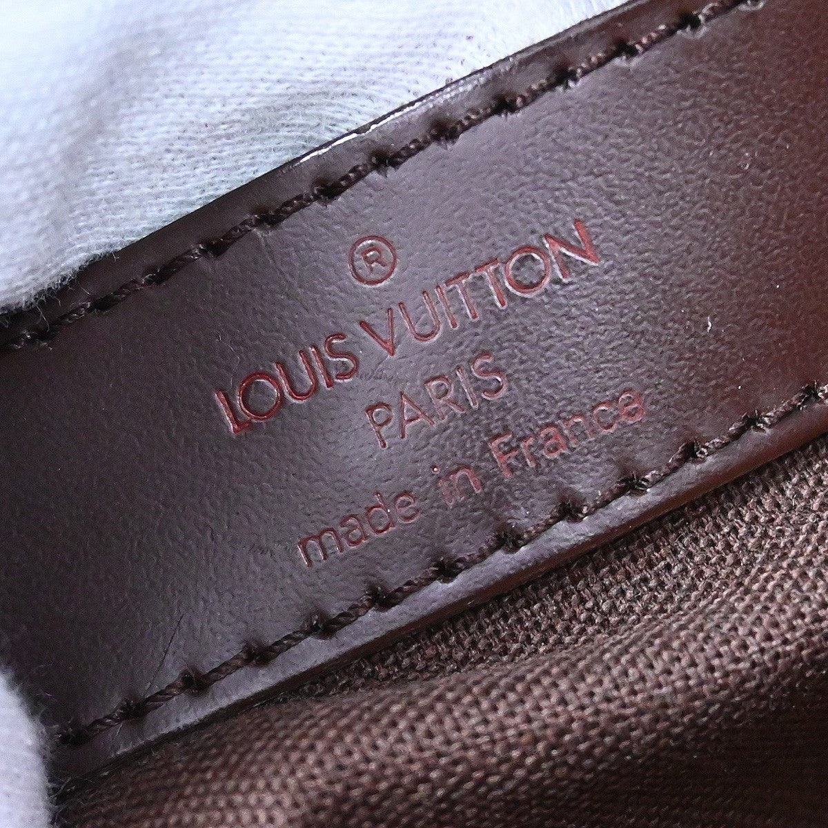 Louis Vuitton Naviglio Handbag Damier, BROWN, CANVAS, Shoulder bag