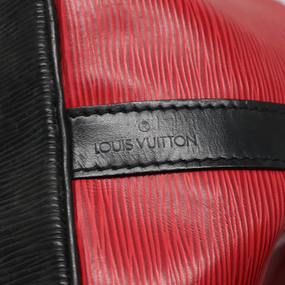 Louis Vuitton Petit Noe Handbag Two Tone Epi Leather, RED, LEATHER, Handbag
