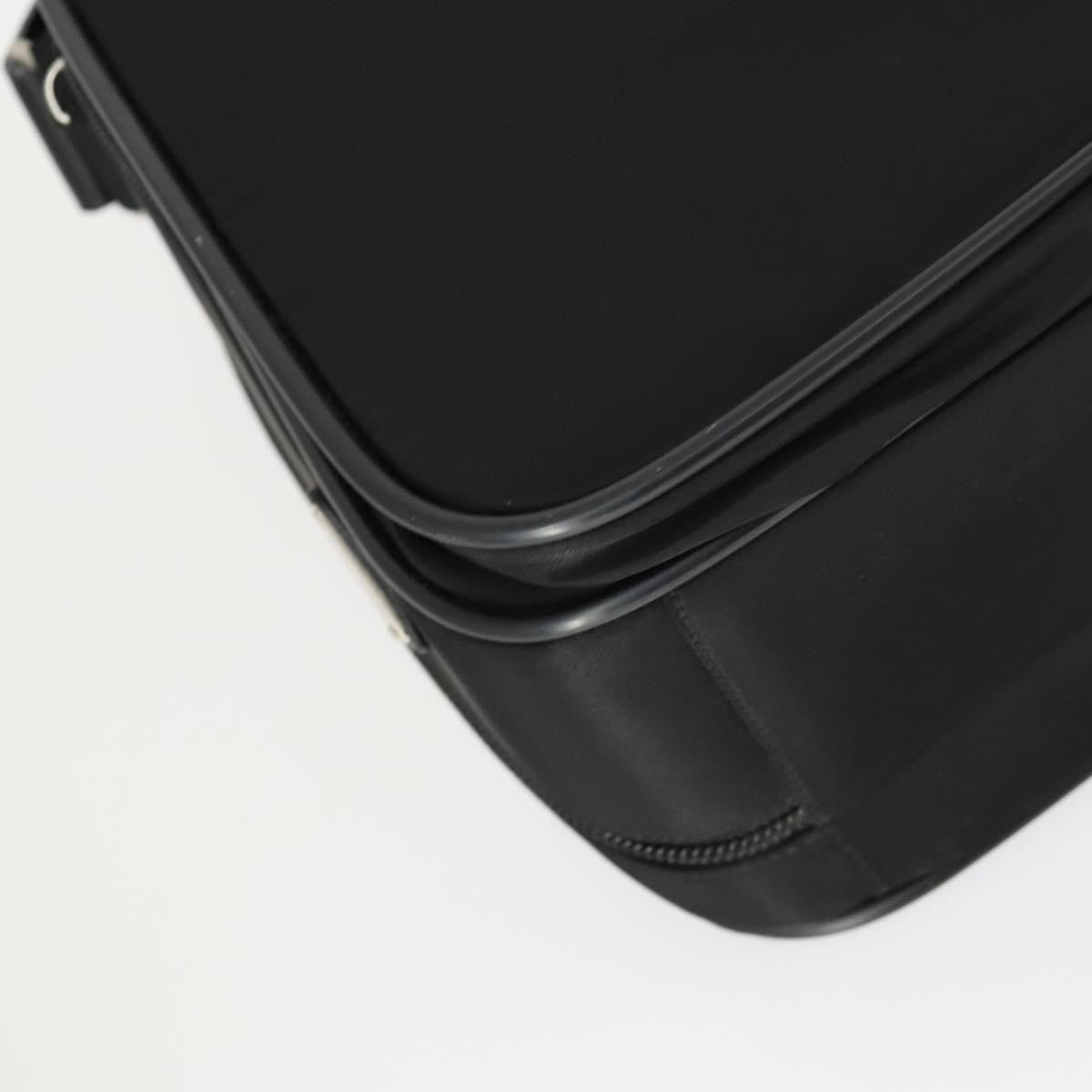 Prada Convertible Front Pocket Briefcase Tessuto with Saffiano Leather, Black, Nylon, Briefcase