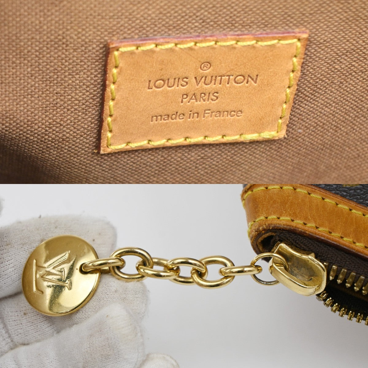 Louis Vuitton Tivoli Handbag Monogram Canvas, BROWN, CANVAS, Shoulder bag