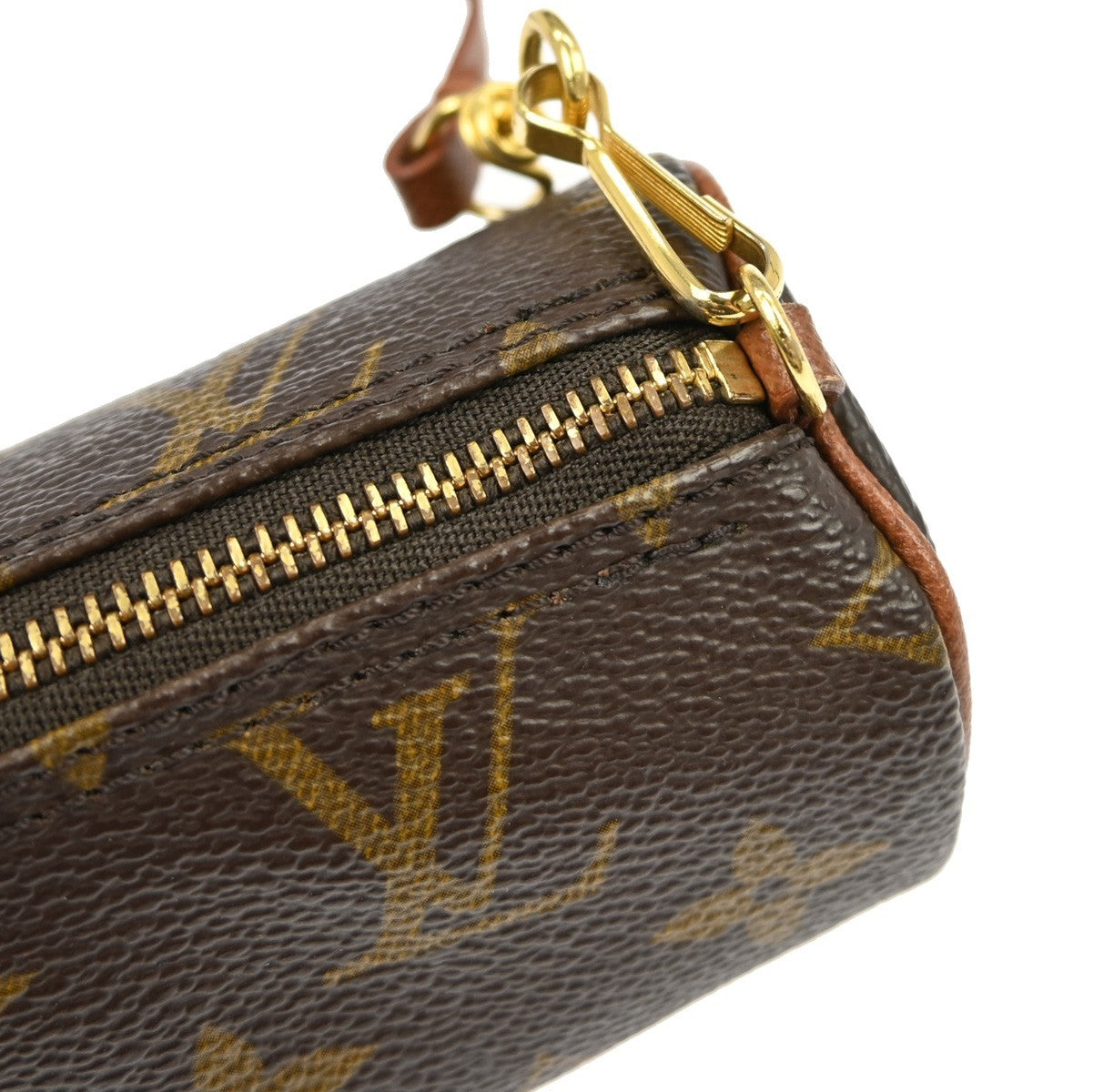 Louis Vuitton Papillon Pochette Monogram Canvas, BROWN, CANVAS, Clutche & pouche