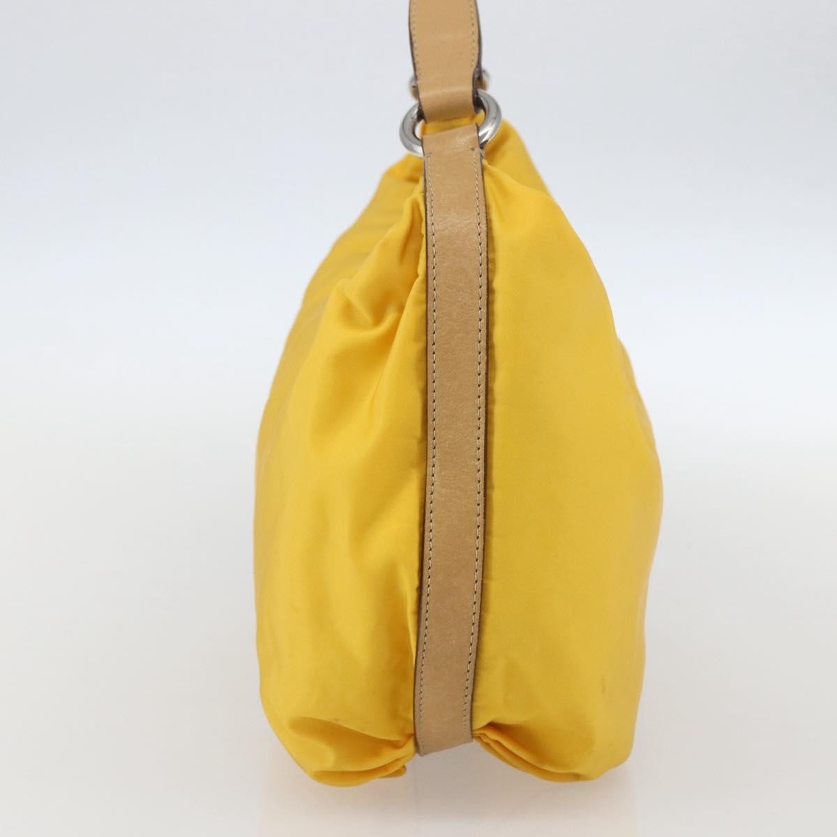 Prada Vintage Shoulder Bag Tessuto, YELLOW, NYLON, Shoulder bag