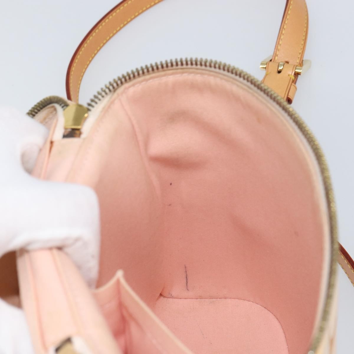 Louis Vuitton Sullivan Handbag Monogram Vernis, Pink, Patent Leather, Shoulder Bag