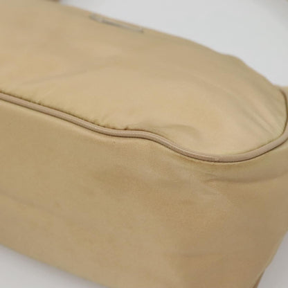 Prada Hobo Tessuto, BEIGE, NYLON, Shoulder bag