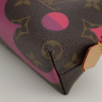 Louis Vuitton Cosmetic Pouch Limited Edition Game On Monogram Canvas, BROWN, CANVAS, Clutche & pouche