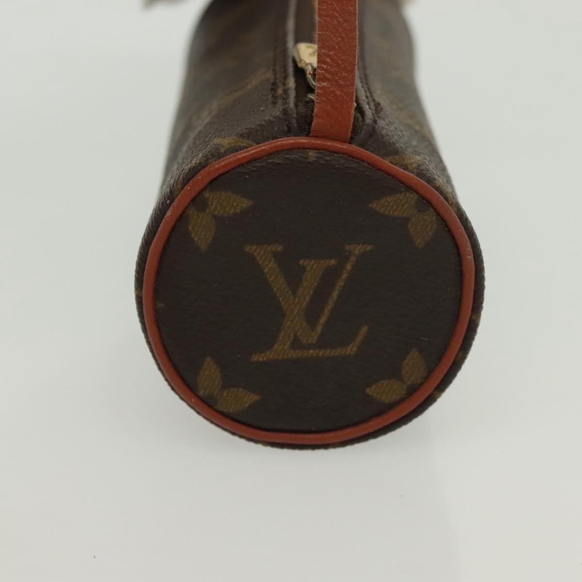 Louis Vuitton Papillon Pochette Monogram Canvas, BROWN, CANVAS, Handbag