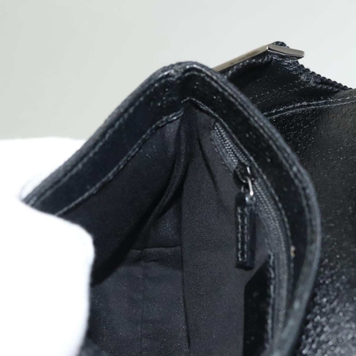 Gucci Buckle Belt Bag GG Canvas, Black, Canvas, Belt