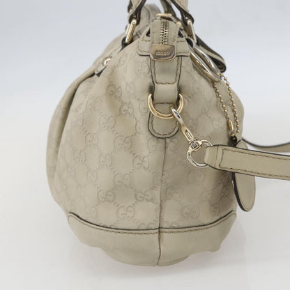 Gucci Sukey Top Handle Satchel Guccissima Leather, ECRU, LEATHER, Tote bag