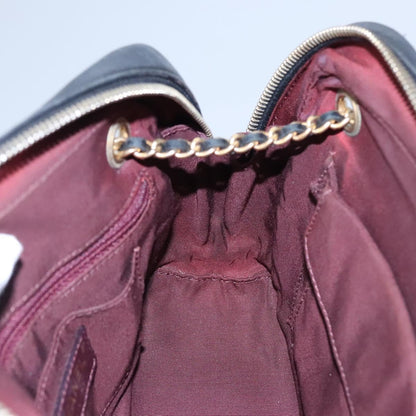 Chanel V Stitch Leather, WHITE, LEATHER, Handbag