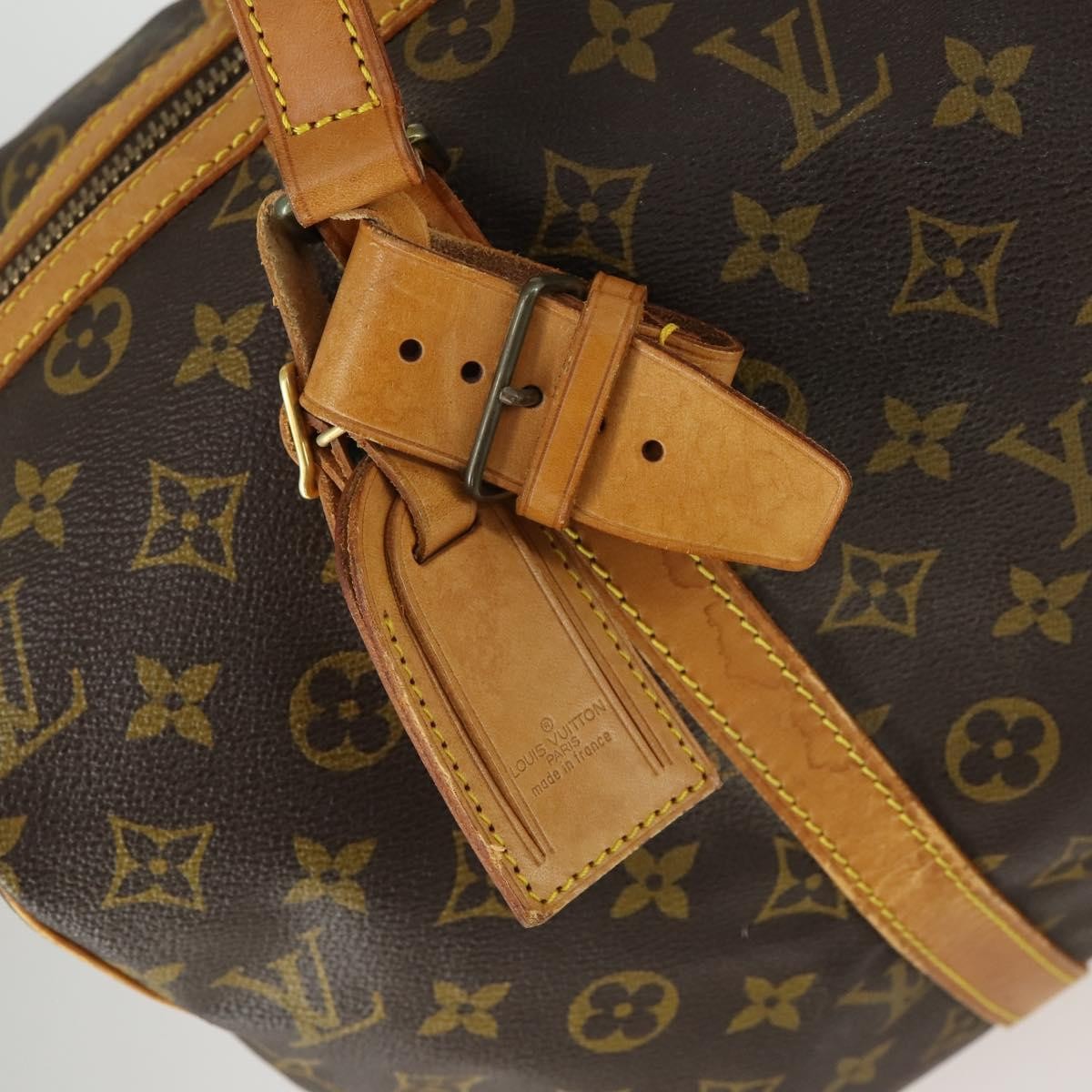 Louis Vuitton Sac Souple Handbag Monogram Canvas, BROWN, CANVAS, Travel bag