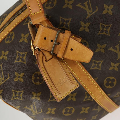 Louis Vuitton Sac Souple Handbag Monogram Canvas, BROWN, CANVAS, Travel bag