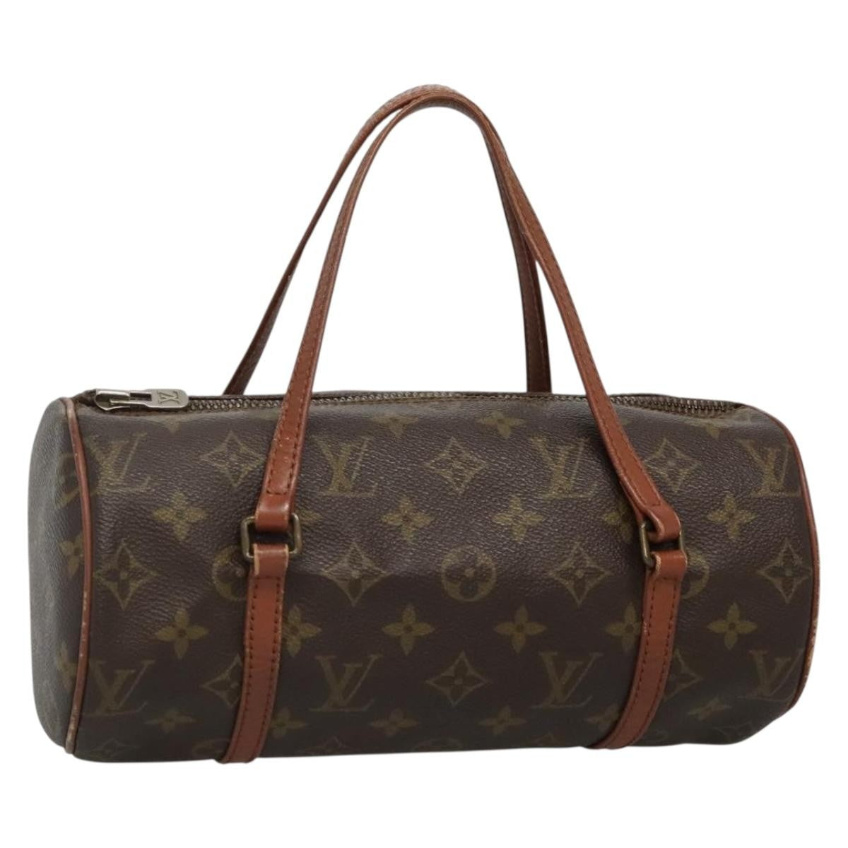 Louis Vuitton Papillon Handbag Monogram Canvas, BROWN, CANVAS, Handbag