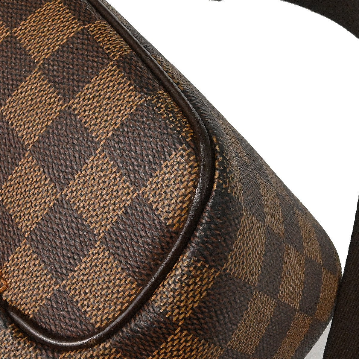 Louis Vuitton Olav Handbag Damier, Brown, Canvas, Shoulder Bag