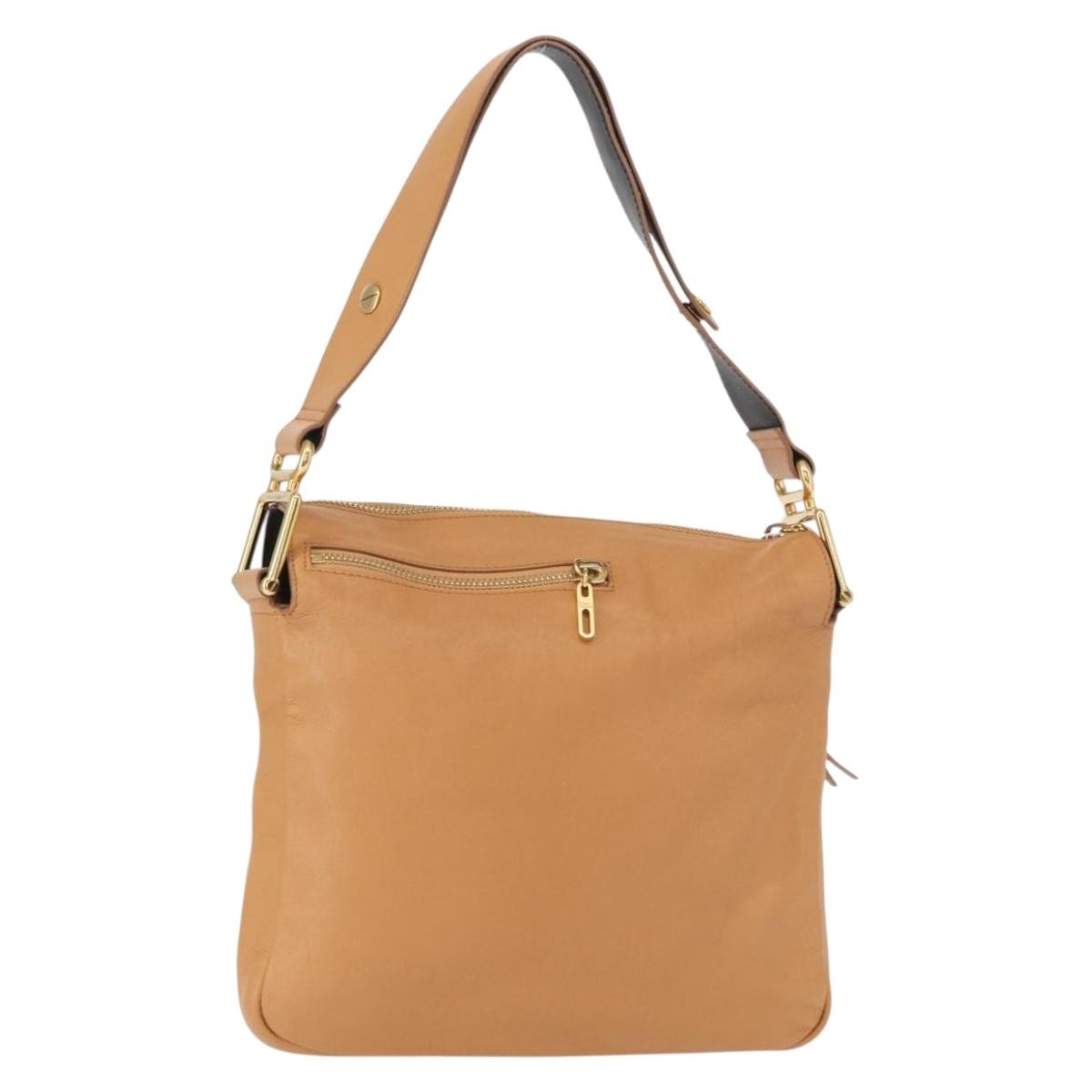 Chloe Vanessa Shoulder Bag Leather, BROWN, LEATHER, Shoulder bag