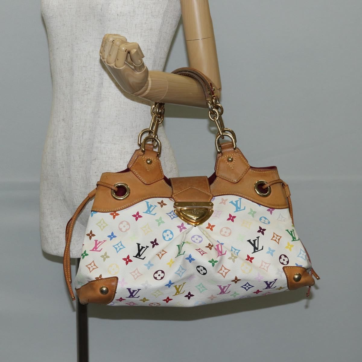 Louis Vuitton Ursula Handbag Monogram Multicolor, WHITE, CANVAS, Handbag