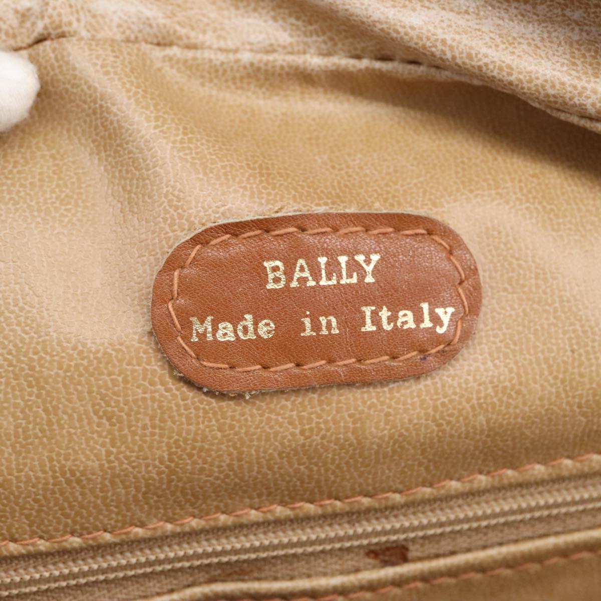 Bally Vintage Tote Bag Canvas, BROWN, CANVAS, Tote bag