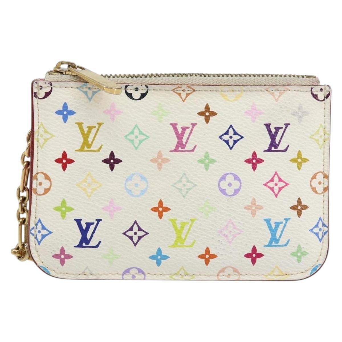 Louis Vuitton Pochette clés NM Monogram Multicolor Canvas, MULTICOLOUR, CANVAS, Wallets