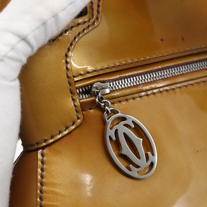cartier Marcello Handbag Patent leather, Yellow, Patent Leather, Handbag
