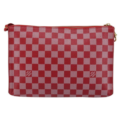 Louis Vuitton Modul Handbag Damier Couleurs, RED, CANVAS, Clutche & pouche
