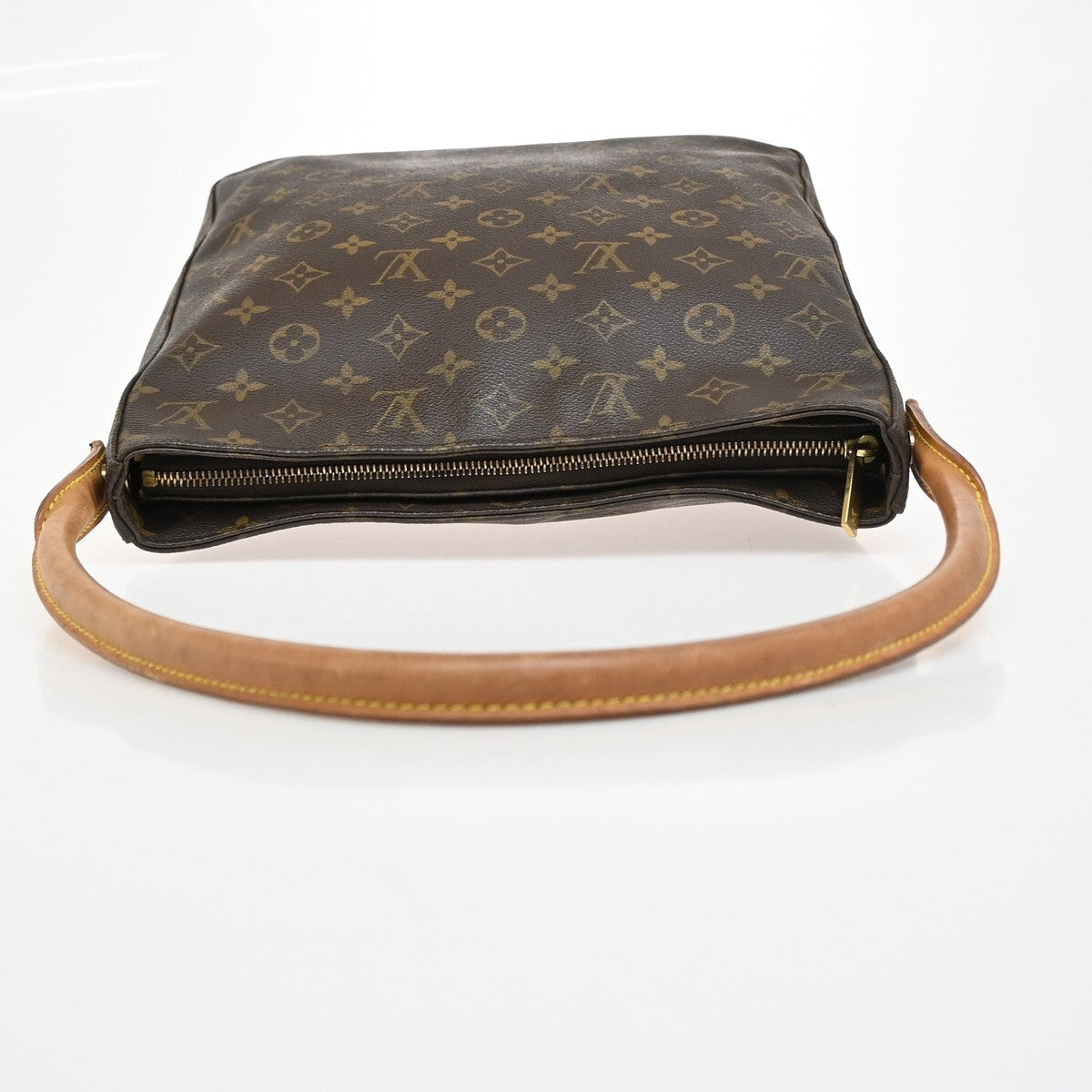 Louis Vuitton Looping Handbag Monogram Canvas, BROWN, CANVAS, Shoulder bag