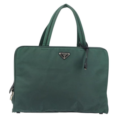Prada Vintage Handbag Tessuto, KHAKI, NYLON, Handbag