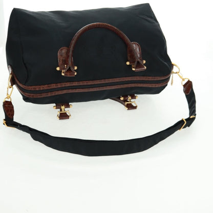 Balenciaga Vintage handbag Nylon, BLACK, NYLON, Handbag