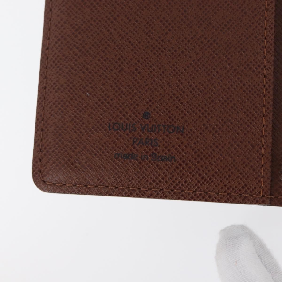Louis Vuitton Agenda Cover Monogram Panda, Brown, Canvas, Wallet
