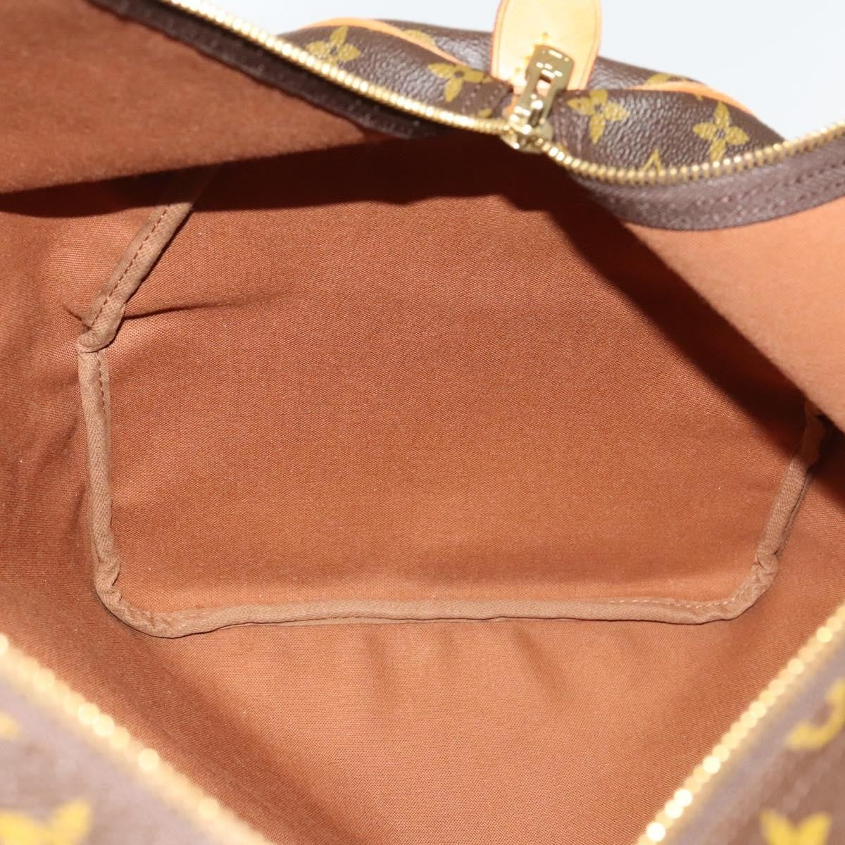 Louis Vuitton Keepall Bag Monogram Canvas, BROWN, CANVAS, Travel bag