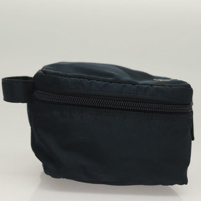 Prada Zip Around Toiletry Bag Tessuto, Navy, Nylon, Clutch