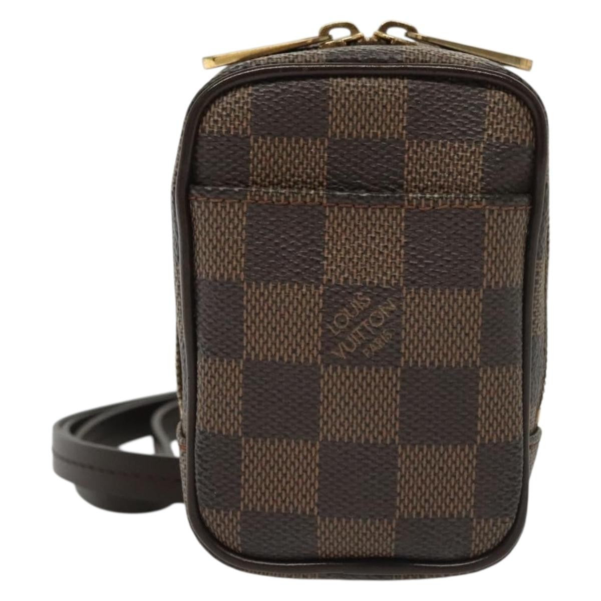 Louis Vuitton Etui Okapi Camera Case Damier, BROWN, CANVAS, Travel bag
