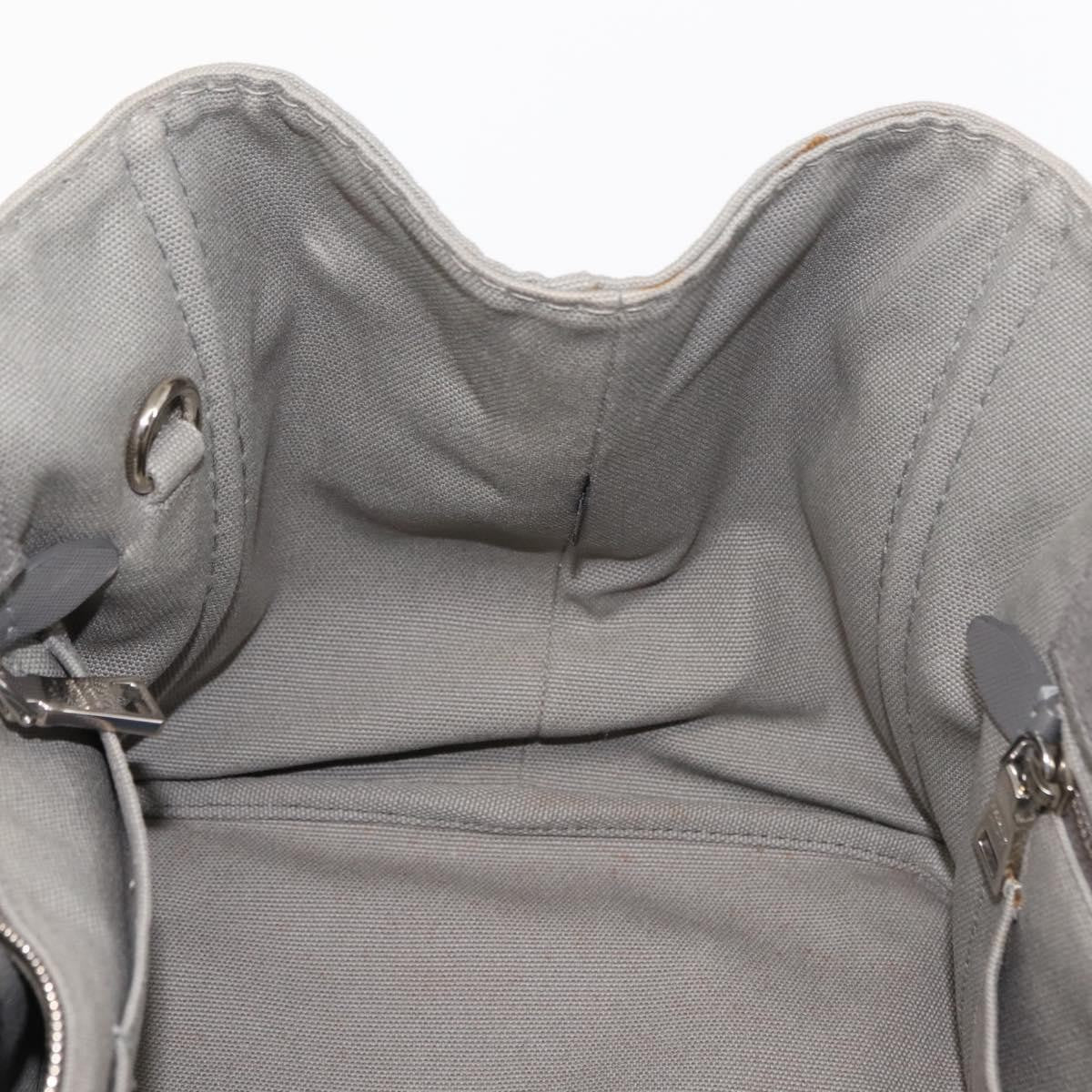 Prada Canapa Tote Canvas, GRAY, CANVAS, Tote bag