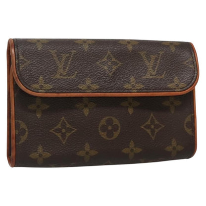 Louis Vuitton Florentine Waist Bag Monogram Canvas, BROWN, CANVAS, Travel bag