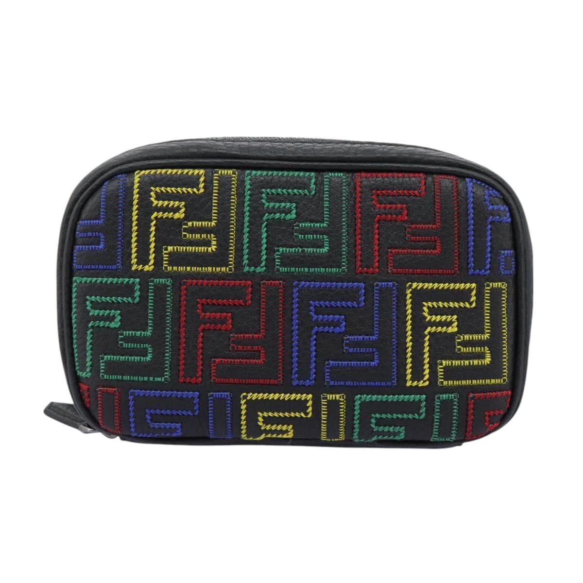 Fendi Camera Bag Zucca Embossed Leather, MULTICOLOUR, LEATHER, Crossbody bag