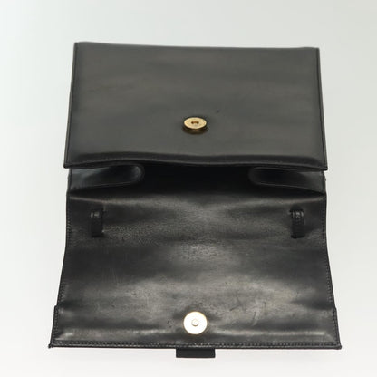 Salvatore Ferragamo Vala Handbag Leather, BLACK, LEATHER, Handbag