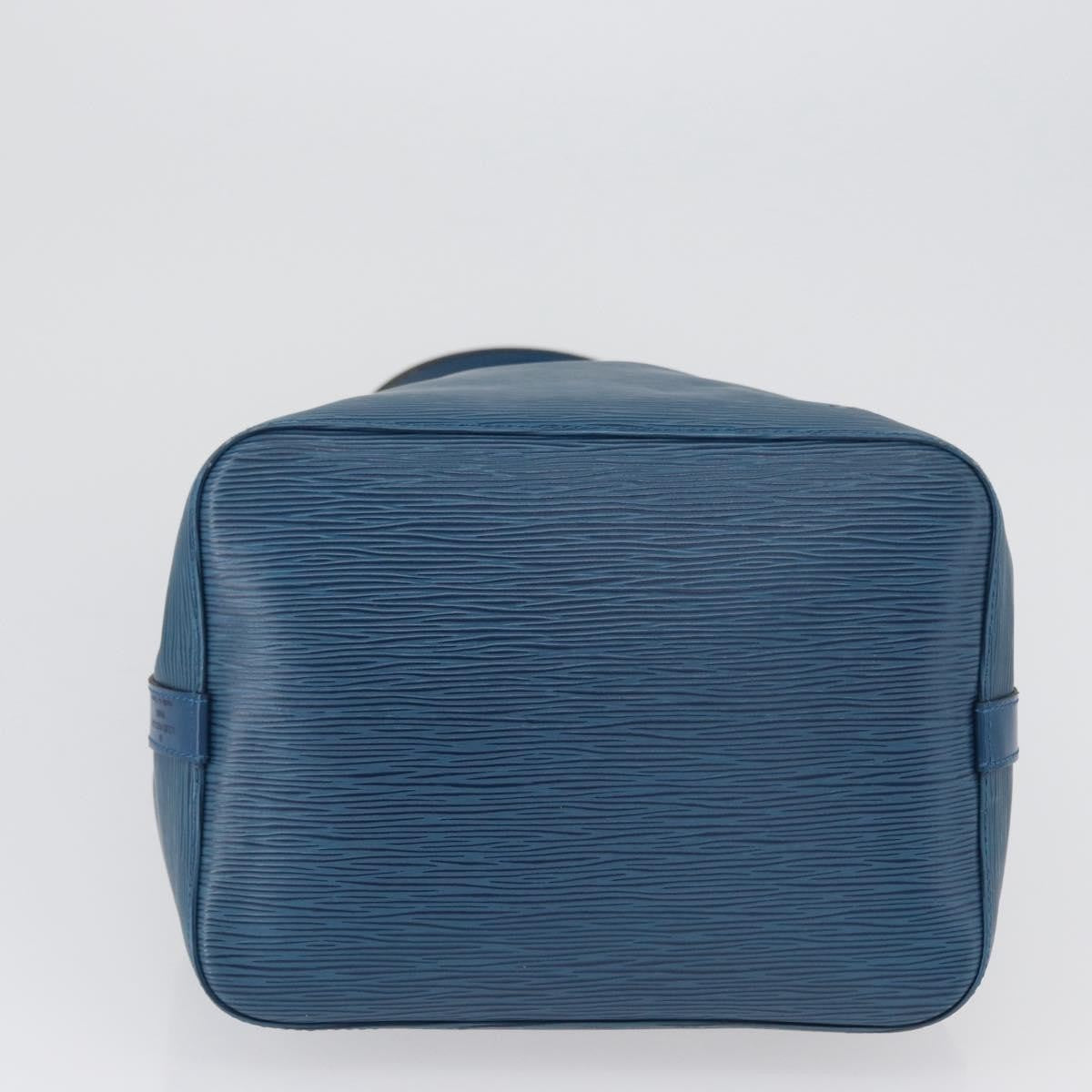Louis Vuitton Petit Noe Handbag Epi Leather, BLUE, LEATHER, Shoulder bag