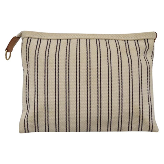 Louis Vuitton Antigua Pouch Canvas, WHITE, CANVAS, Clutche & pouche