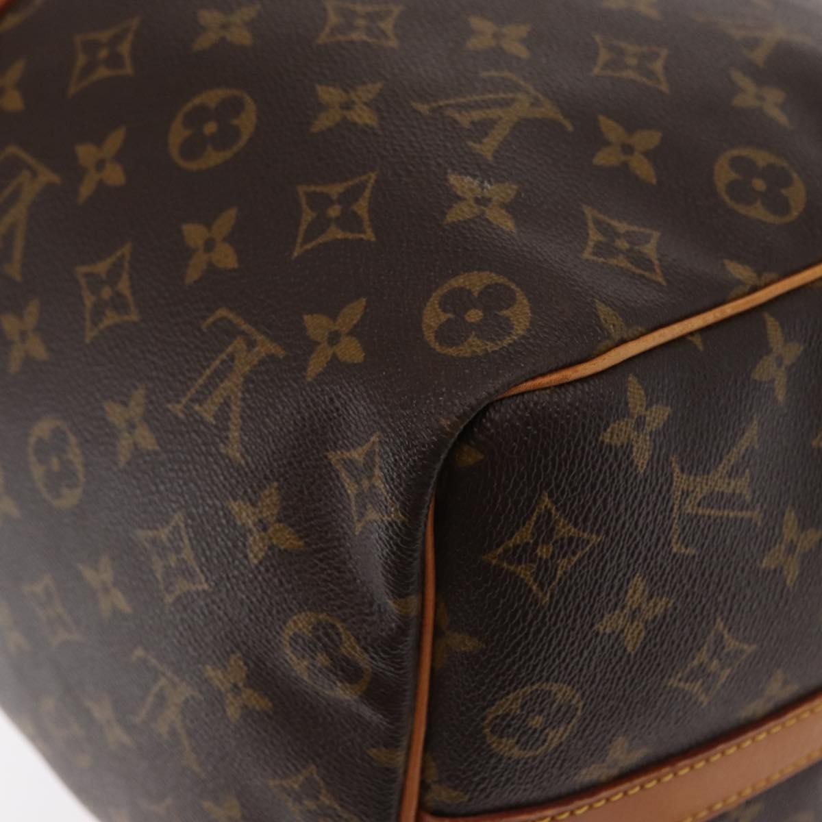 Louis Vuitton Keepall Bandouliere Bag Monogram Canvas, BROWN, CANVAS, Travel bag