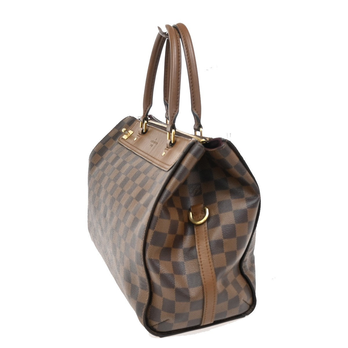 Louis Vuitton Greenwich Bag Damier, BROWN, CANVAS, Handbag