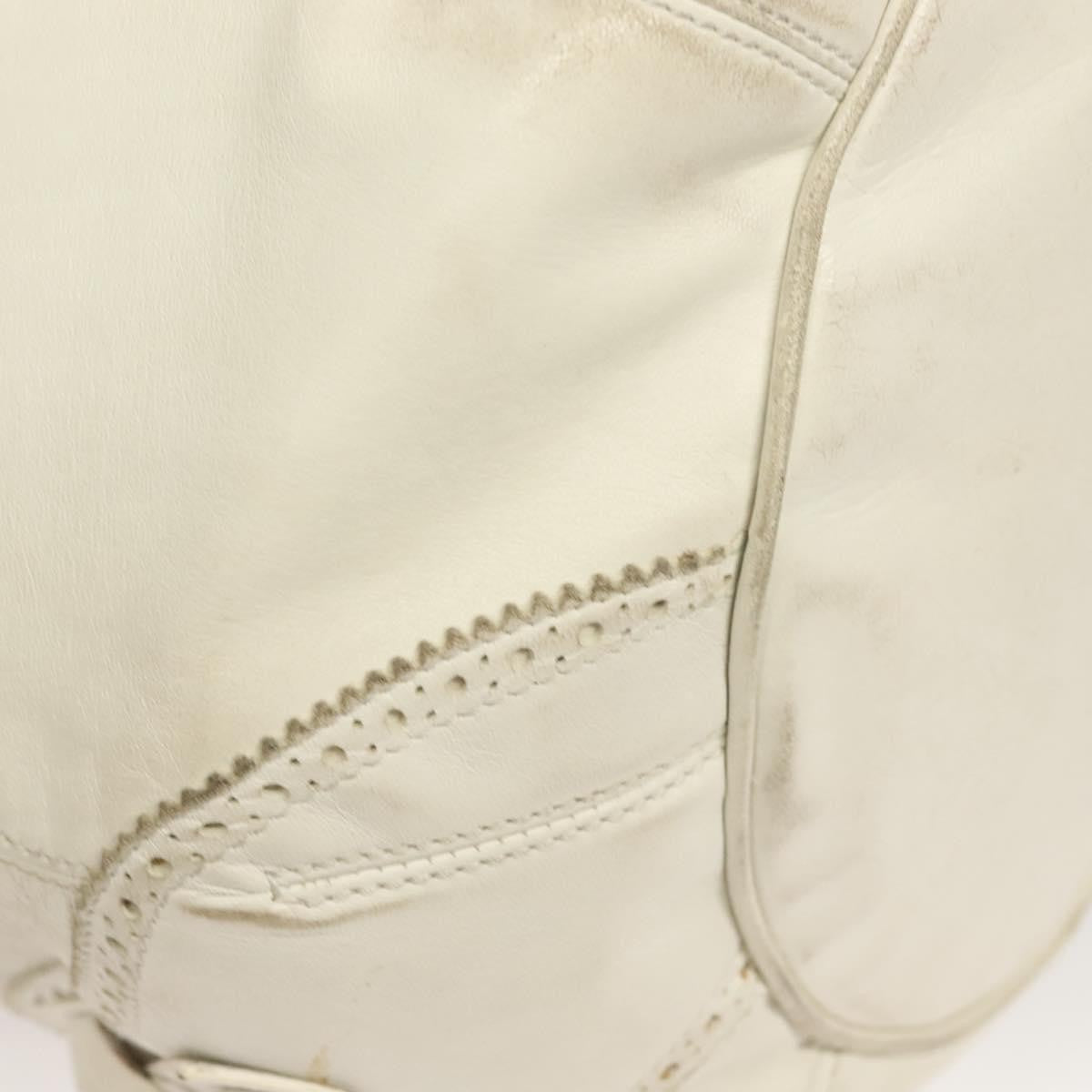 Balenciaga Pom Pon Giant Studs Bag Leather, WHITE, LEATHER, Handbag