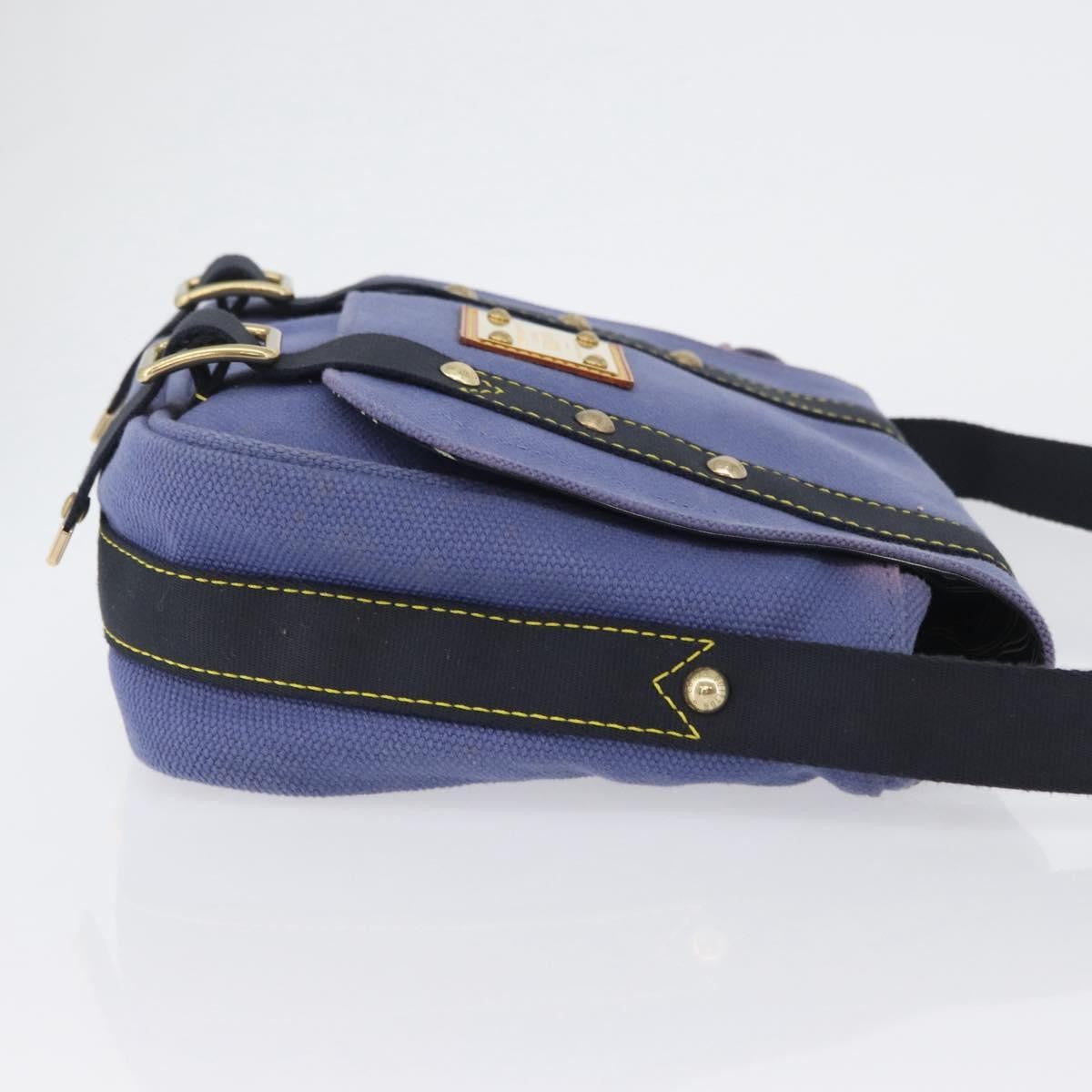 Louis Vuitton Antigua Besace Messenger Bag Canvas, BLUE, CANVAS, Shoulder bag