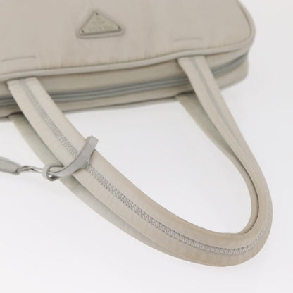 Prada Vintage Tote Nylon, WHITE, NYLON, Tote bag