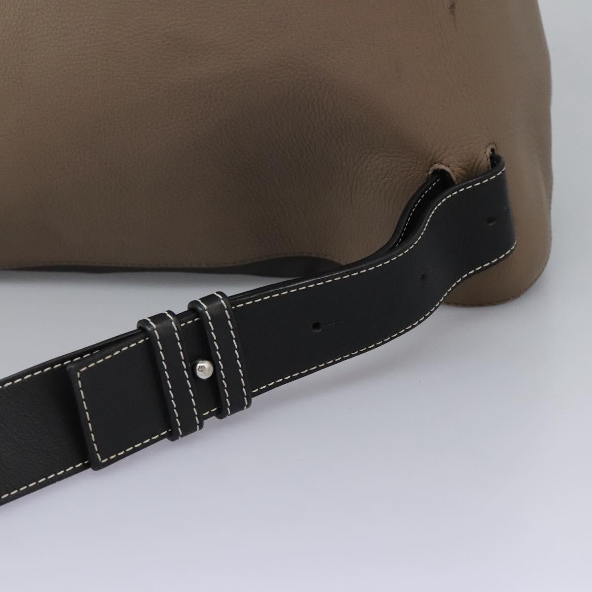 Loewe Anton Sling Bag Leather, Gray, Leather, Backpack