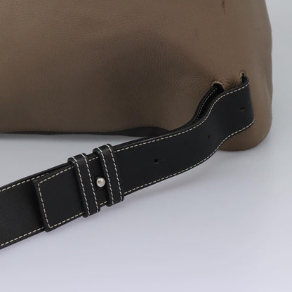 Loewe Anton Sling Bag Leather, Gray, Leather, Backpack