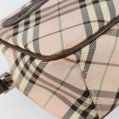 Burberry Nova Check Blue Label Nylon, PINK, CANVAS, Travel bag