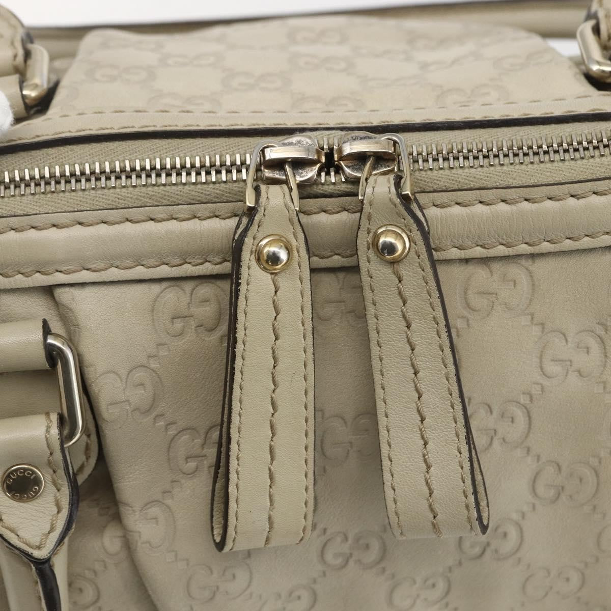 Gucci Sukey Top Handle Satchel Guccissima Leather, ECRU, LEATHER, Tote bag