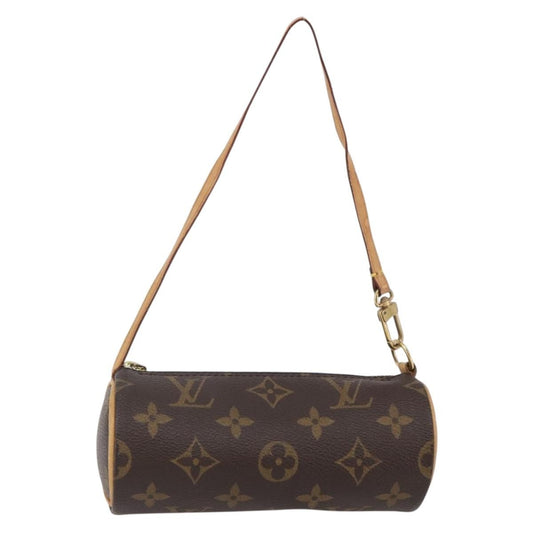 Louis Vuitton Papillon Pochette Monogram Canvas, BROWN, CANVAS, Handbag